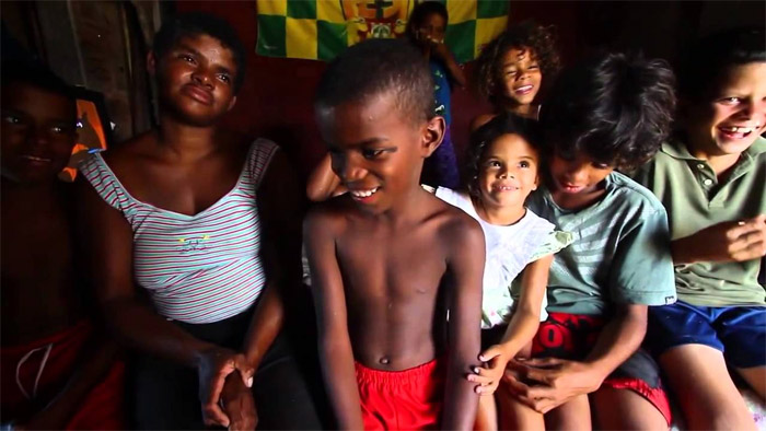 Arme kinderen in Recife, Noordoost-Brazil