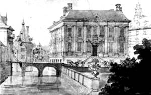Het Mauritshuis in het jaar 1660 